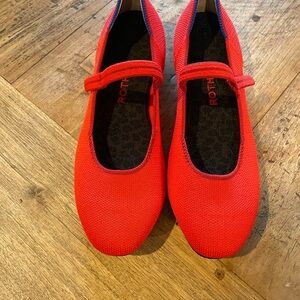 Rothy's Red Ballet Flats